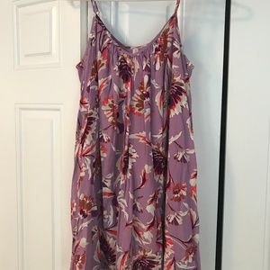 Lavender Floral Dress